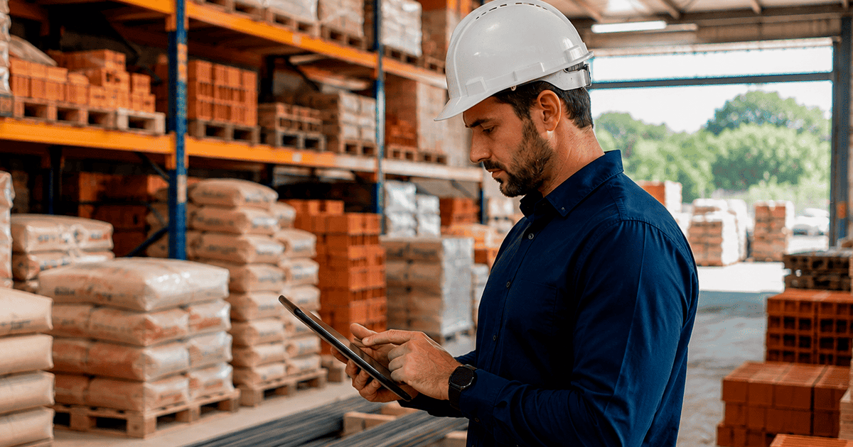 Controle de estoque de materiais de construção: como evitar falta e desperdício na obra