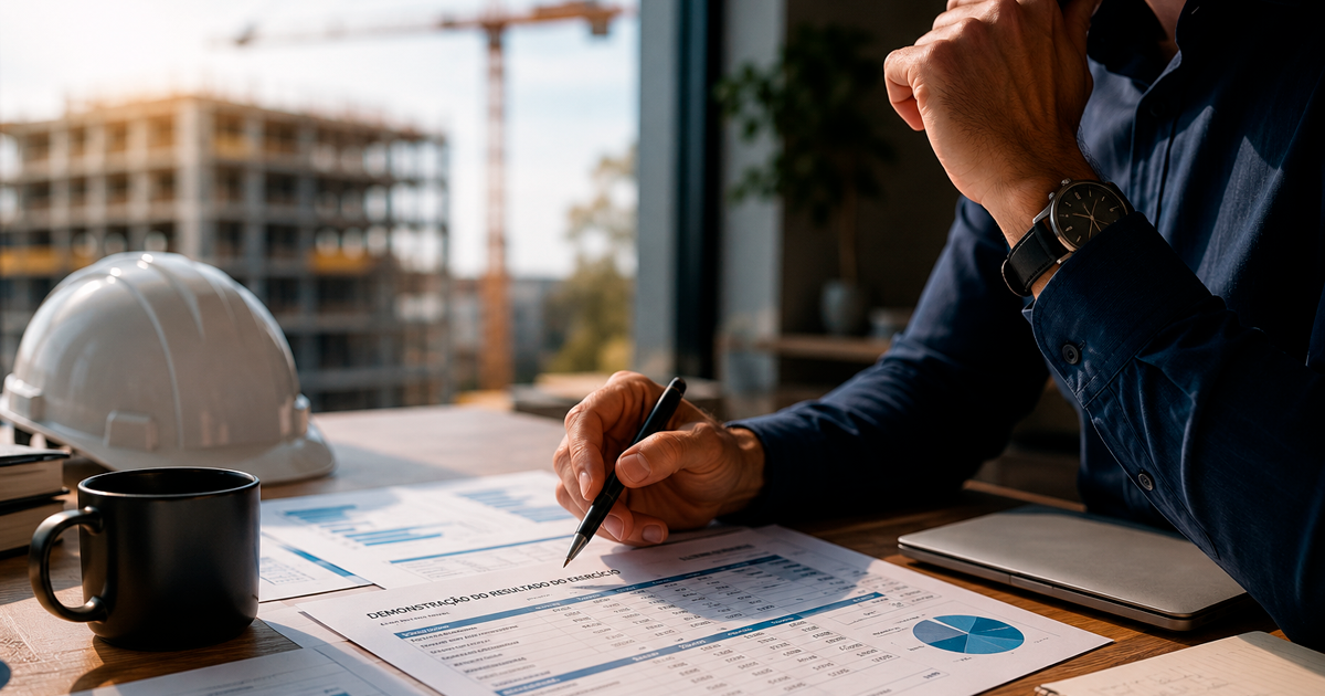 DRE para construtoras: como montar e interpretar o demonstrativo de resultados